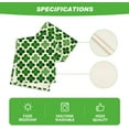 thumbnail image 5 of Green Four Leaf Clover Shamrocks St. Patrick''s Day Table Runner, Holiday Kitchen Dining Table Decoration Home Party Decor 13x72 Inch, 5 of 6