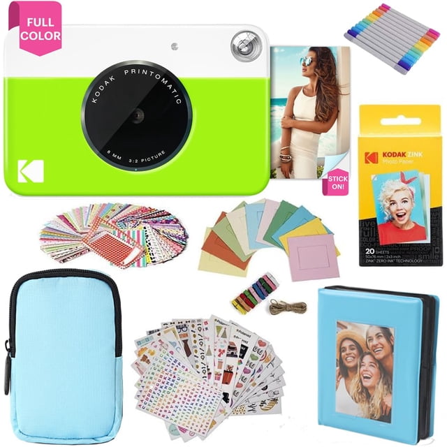 Paquete de regalo para cámara de impresión instantánea KODAK Printomatic, color verde