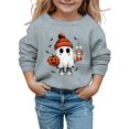 thumbnail image 2 of YDFCWXW Toddler Baby Sweatshirt Boy Girl Crewneck Pullover Sweater Long Sleeve Shirt Clothes (Grey, 3-4 Years), 2 of 4