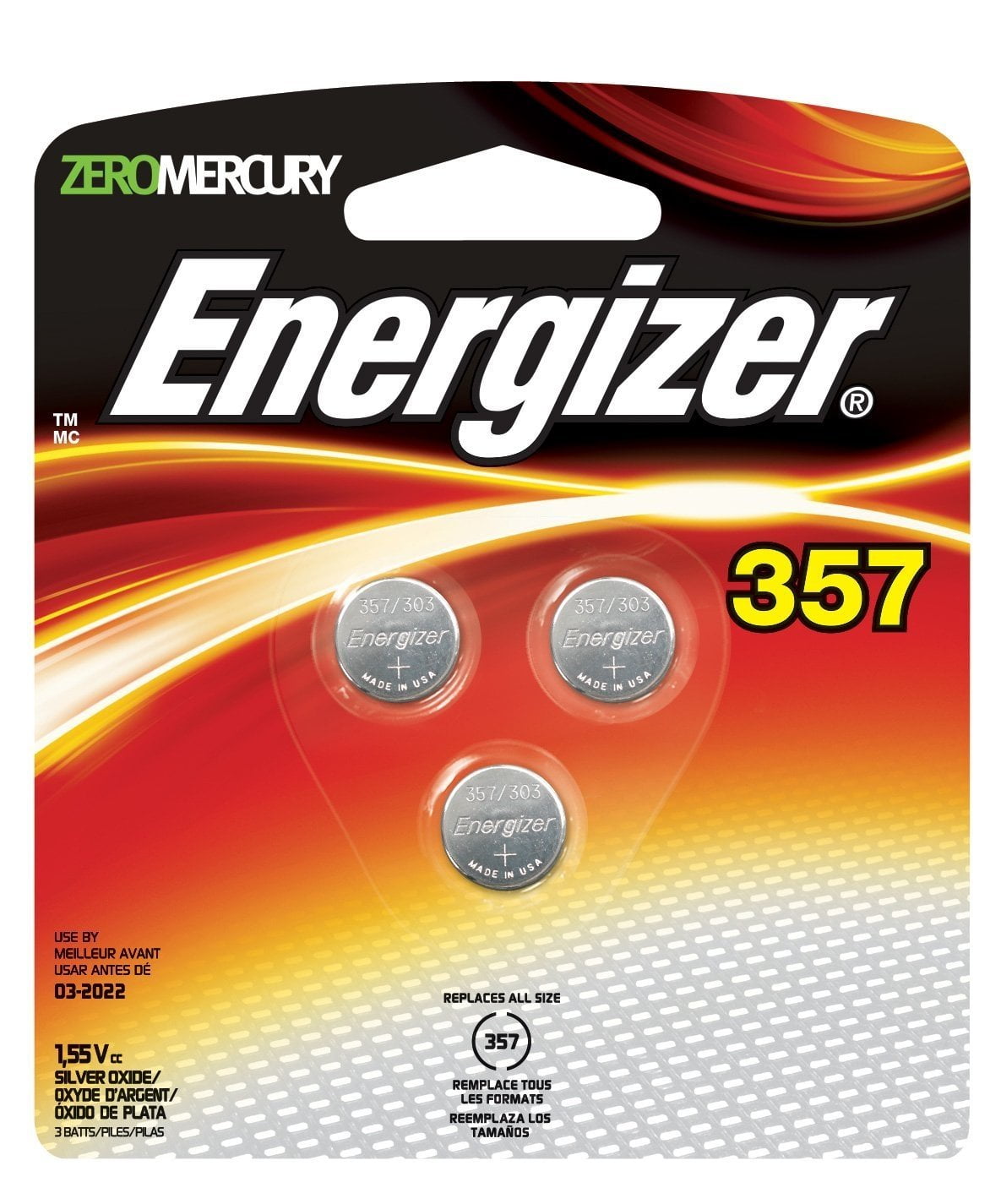 Energizer 357/303 Battery