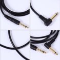 thumbnail image 3 of CHICHUMID 2Set Bass Guitar Cable Black PVC Ultra-low Capacitance Home Use, 3 of 7