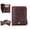 Billfold-Coffee, variant on Men's Trifold Wallet, Genuine Leather Vintage Wallet with Zipper Coin Pocket ,Valentine Gift, Brown