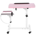 thumbnail image 3 of Bureau Portable Multifonction Détachable pour Ordinateur Portable avec Roulettes pour Lit, Sofa, Livres, Collation, Hauteur Réglable 62-88 cm, pour IPad, Télécommandes, Tasses et Plus, 3 of 7