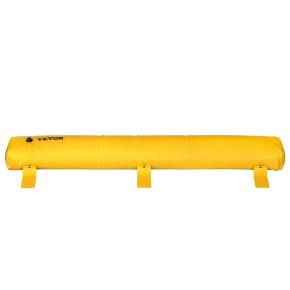 Reusable PVC Flood Barrier, 12 Feet Length x 12 Inches Height, Water Barrier for Flooding, Sandbag Alternative for Home, Door, Garage Protection