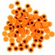 thumbnail image 4 of BRIGHTFUFU 100 piezas de abalorios de resina con forma de margarita para manualidades, accesorios de arte, 4 of 8