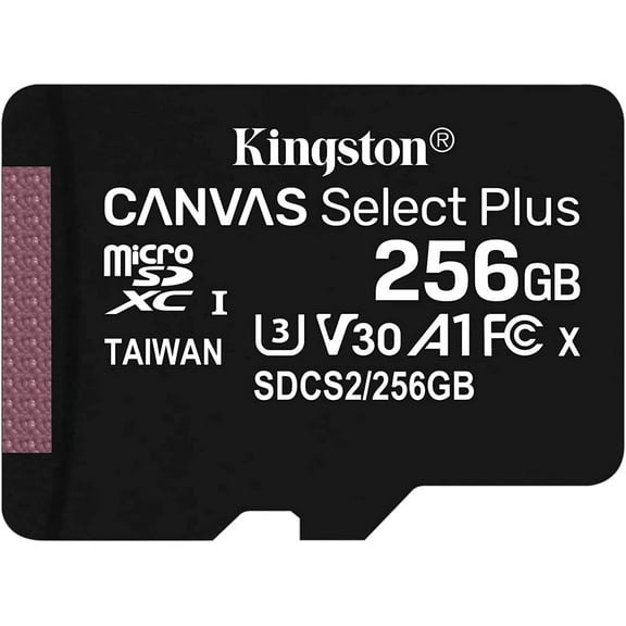 256GB Memory Card for Samsung Galaxy A14 5G Phone - Kingston High Speed MicroSD Class 10 MicroSDXC R4W Compatible With Galaxy A14 5G Model