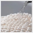 thumbnail image 5 of Toallas de mano colgantes, gruesas y absorbentes, para cocina y baño (gris-blanco, 2 unidades), 5 of 5