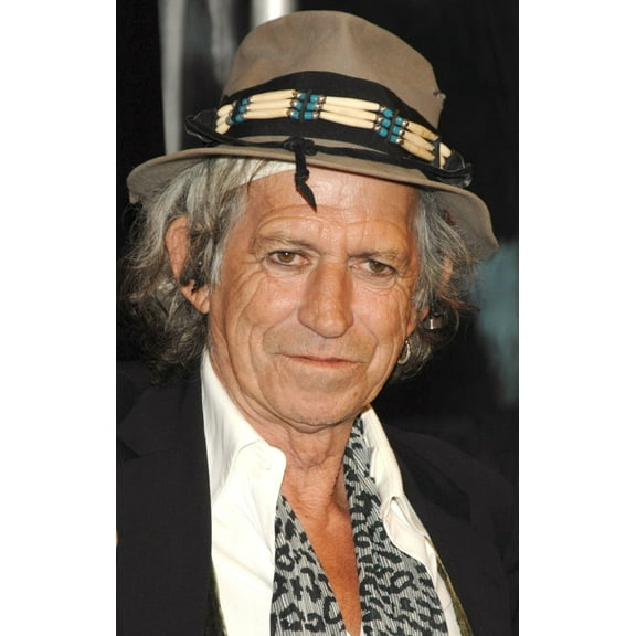 Keith Richards At Arrivals For Shine A Light Premiere, Clearview'S Ziegfeld Theater, New York, Ny, March 30, 2008. Photo By Slaven VlasicEverett Collection Celebrity (16 x 20)
