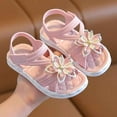 thumbnail image 2 of Ediodpoh Sandales d'Été pour Filles Idéales pour les Vacances Quotidiennes et Extérieures Design Fixe Style Ouvert pour Enfants de 3 à 12 Ans Sandales Filles Roses 2, 2 of 9