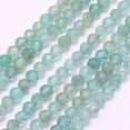 thumbnail image 1 of Natural Apatite Beads Strands Faceted Round 2mm Hole: 0.5mm about 180~189pcs/strand 15.5 inch(39.5cm), 1 of 3