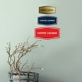 thumbnail image 5 of Signs ByLITA Fancy Coffee Lounge Sign (Red) - Medium, 5 of 5
