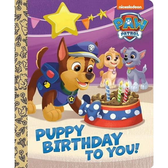 Little Golden Book Puppy Birthday to You! (Paw Patrol), (Board Book)