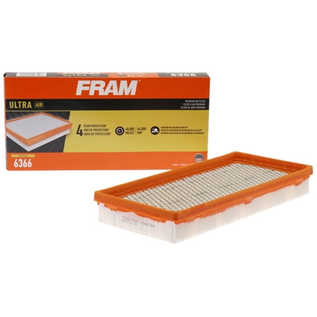 FRAM Ultra Premium 40,000 Mile Air Filter, 6366 for Select Ford Truck Vehicles