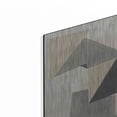 thumbnail image 2 of Luxe Metal Art 'Paper Trail Neutral' by Mike Schick, Metal Wall Art, 12"x16", 2 of 9