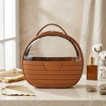 thumbnail image 4 of HUISZJ Large Capacity Makeup Bag, Waterproof Transparent Organizer Bag, Portable Cosmetic Bag for Bathroom Home Travel, Style 1, 4 of 6