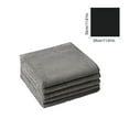 thumbnail image 3 of Vxdvou 5-Pack Microfiber Kitchen Dishcloths, Super Absorbent Wiping Rags for Table, Car, and Surface Cleaning, Soft Polyester Material, Black Gray, Reusable and Durable, 3 of 6