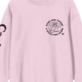 thumbnail image 6 of Carly Pearce Roses Hide Thorns Women's Cradle Pink Crew Neck Long Sleeve Sweatshirt, 6 of 7