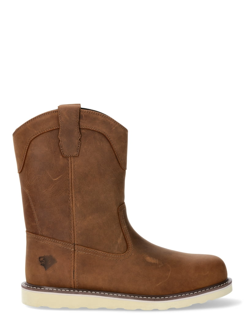 ボンアーマー ウォールナット 2個 bonbonero Herman Survivors Men's Steel Toe Rift Pull On Western Work Boots