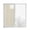 Khaki, variant on Window Privacy Film, Purple Stripes UV Sun Blocking Window Tint Film Heat Control One Way Blackout Window Film, Farmhouse White Simple Vertical Striped Non Adhesive Static Cling Sticker 17.7x39.3 In