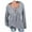 Gray, variant on Sweaters for Women Plus Size Ladies' Blouse Lace-Up Hooded Sweater Fall Fashion 2023 Yellow