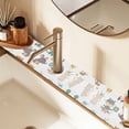 thumbnail image 2 of Yayeee Faucet Mat for Kitchen Sink 30" Diatomite Long Splash Guard Pad, Cute Animal, 2 of 7