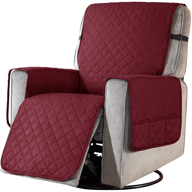 CHUNYI Recliner Chair Slipcover Couch Cover Reversible Recliner Sofa Covers
