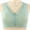 Green, variant on Women's Zipper Front Closure Sports Bra No Steel Ring Comfort Sports Bra Fitness Running Shockproof Back Support Yoga Bras Green XXXL