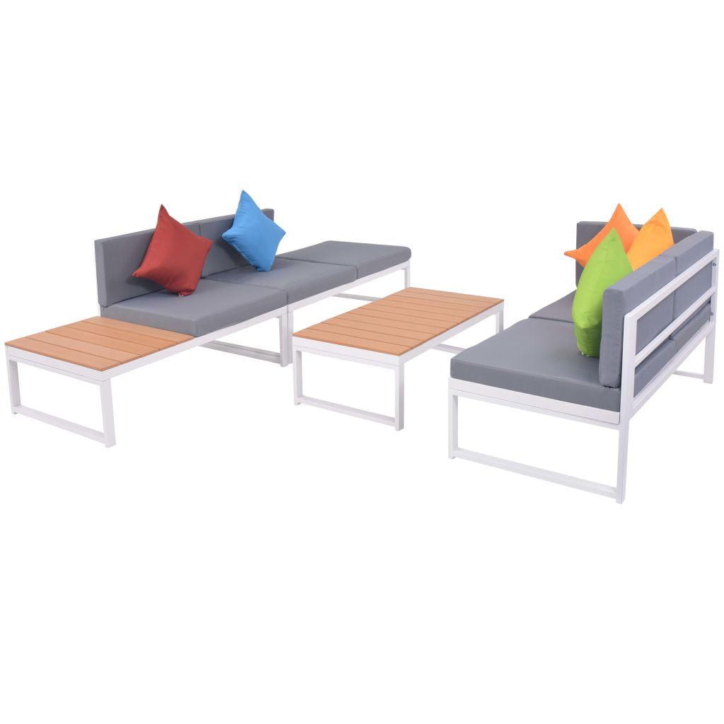 Kepooman Sectional Conversation Sofa Chair with Cushion and Pillow for Patio, Multicolor Kepooman Sectional Conversation Sofa Chair with Cushion and Pillow for Patio, Multicolor