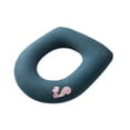 thumbnail image 2 of Hiroekza Toilet Seat Covers,Toilet Seat Cover Washable And Reusable Warmer Toilet Seat Pads Cushion Easy Installation Fits All Toilet Seats Bathroom DecorationToilet Seat Cover Clearance, 2 of 6