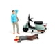 thumbnail image 5 of 1/64 muñeca miniatura DIY proyectos tráfico policía coche comprobar bebida conducción comprobar DIY figuras para diseño decoración diseño Sunnimix  escena gente figura, 5 of 7