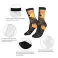 thumbnail image 3 of Rocae Sunset Meditating Doberman for Girls Boys Crew Socks,Children's Socks, Kids Socks, Toddler Socks: Daily Wear with Kids School Uniform, 3 of 5