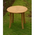 thumbnail image 5 of 4-Piece Teak Dining Set: 36" Round Table + 3 Marley Folding/Reclining Arm Chairs, 5 of 6