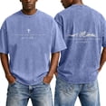 thumbnail image 2 of Wsysadlol Christian Shirt for Men Women Faith Jesus Cross Bible Verse Shirts Vintage Graphic Tee Top, 2 of 7
