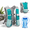Mint Blue-5L Running Vest with 1.5L Hydration Bladder, variant on Mint Blue 5L Running Vest with 1.5L Hydration Bladder for Outdoor Activities