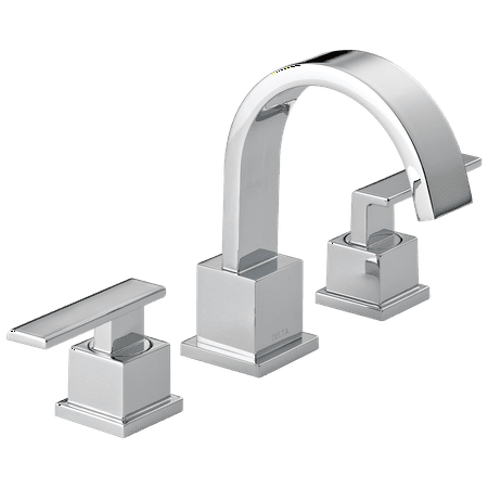 Delta Vero Two Handle Widespread Bathroom Faucet in Chrome 3553LF