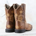thumbnail image 2 of Dan Post Children's Gardenia Floral Honey Brown Leather Boots DPC2942, 2 of 8