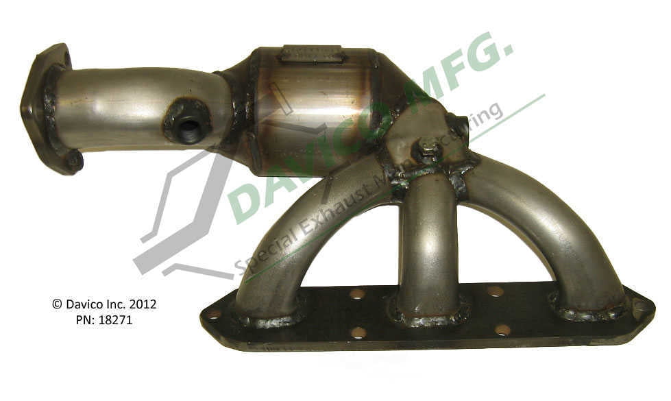 Davico Mfg 18271 Direct-Fit Catalytic Converter - Manifold