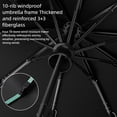 thumbnail image 3 of MOMOJIA Men Automatic Umbrella Heavy Duty StormProof Large Canopy Quick Open and Close, 3 of 7