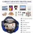 thumbnail image 6 of Gynky Travel Duffle Bag Weekender Bags for Women with Shoe Compartment Carry on Overnight Bag Gym Duffel Bag with Wet Pocket Hospital Bags for Labor and Delivery, 6 of 8