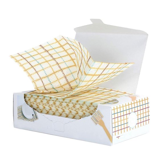 Viscose Reusable Paper Towels, Nonstick Fiber Absorbent Cleaning Cloth for Kitchen Appliances Quick Dry Odor Free, Multi Purpose Drying Rags, 30 Pcs, 11.8*16.5 Inch, Save Money on Disposable Towels
