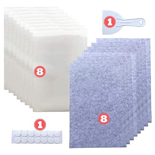 Jigsaw Puzzle Glue Sheets Kit 8 Puzzle Saver Sheets and 8 Adhesive