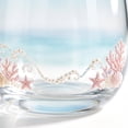 thumbnail image 5 of SLYNSHome Underwater Sea Animal Print Stemless Wine Glass, Tropical Ocean Themed Clear Tumbler, Octopus Pattern Cocktail Cup For Summer Table Decor & Holiday Gift, 5 of 7