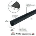 thumbnail image 2 of M-D Building Products 09060 18 ft. Black Extra-strength Vinyl PLATINUM™/FLEX ALLOY® Replacement Garage Door Bottom Seal, 2 of 9