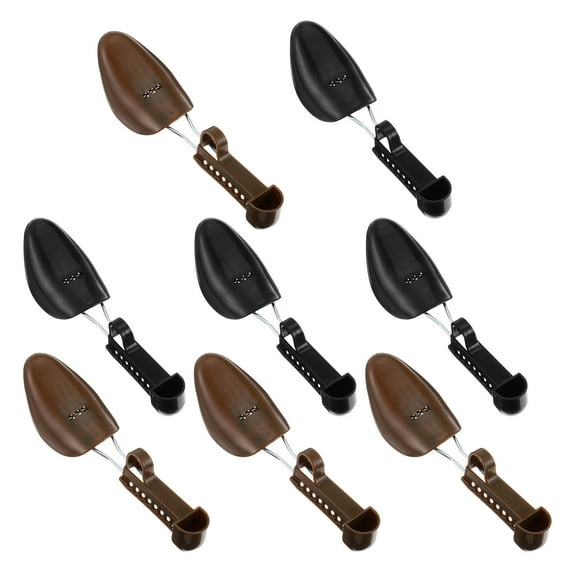 UKCOCO 4Pairs Lightweight Adjustable Shoe Tree for Shoes Plastic Metal with Simple Structure
