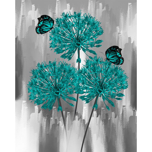 Pintura de diamante (DB5264) 5D DIY Flores cuadradas vintage de diamantes de imitación 40x50cm FLhrweasw Nuevo