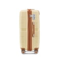 thumbnail image 3 of 4 Piece PP Hard Shell Luggage Sets,Lightweight& Durable Suitcase with TSA Lock,Airline Certified Carry-on Luggage(14/20/24/28in),Apricot Cream, 3 of 9