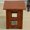 Michael's Cherry, variant on Mission Solid Oak Square End Table with Cut Outs - Walnut