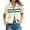 Green, variant on Womens Striped Short Sleeve Sweater Casual Knitted Button Down Crochet Cardigan Vintage Y2k Hollow-Out Tops