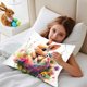 thumbnail image 1 of Easter Cute Bunny Pillow Cover Office Chair Cushion Cover Home Bedside Pillow Cover Sofa Pillow Cover 17.72x17.72 Inch, 1 of 6