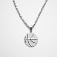 thumbnail image 2 of Aficionados al baloncesto collar titanio acero Fitness colgante encanto para novio regalo Likrtyny Para estrenar, 2 of 2